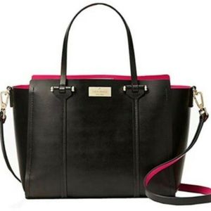 Kate Spade Annelle Arbour Hill Black Leather Tote